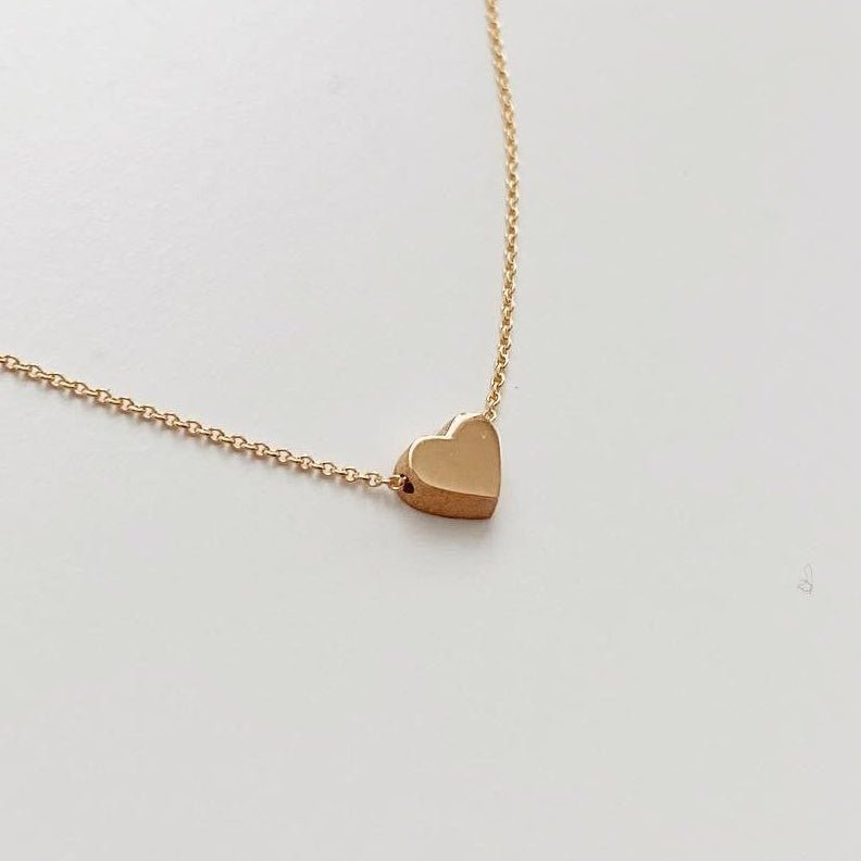 Ketting met hartje in 14K goud - Algarrada Melissa