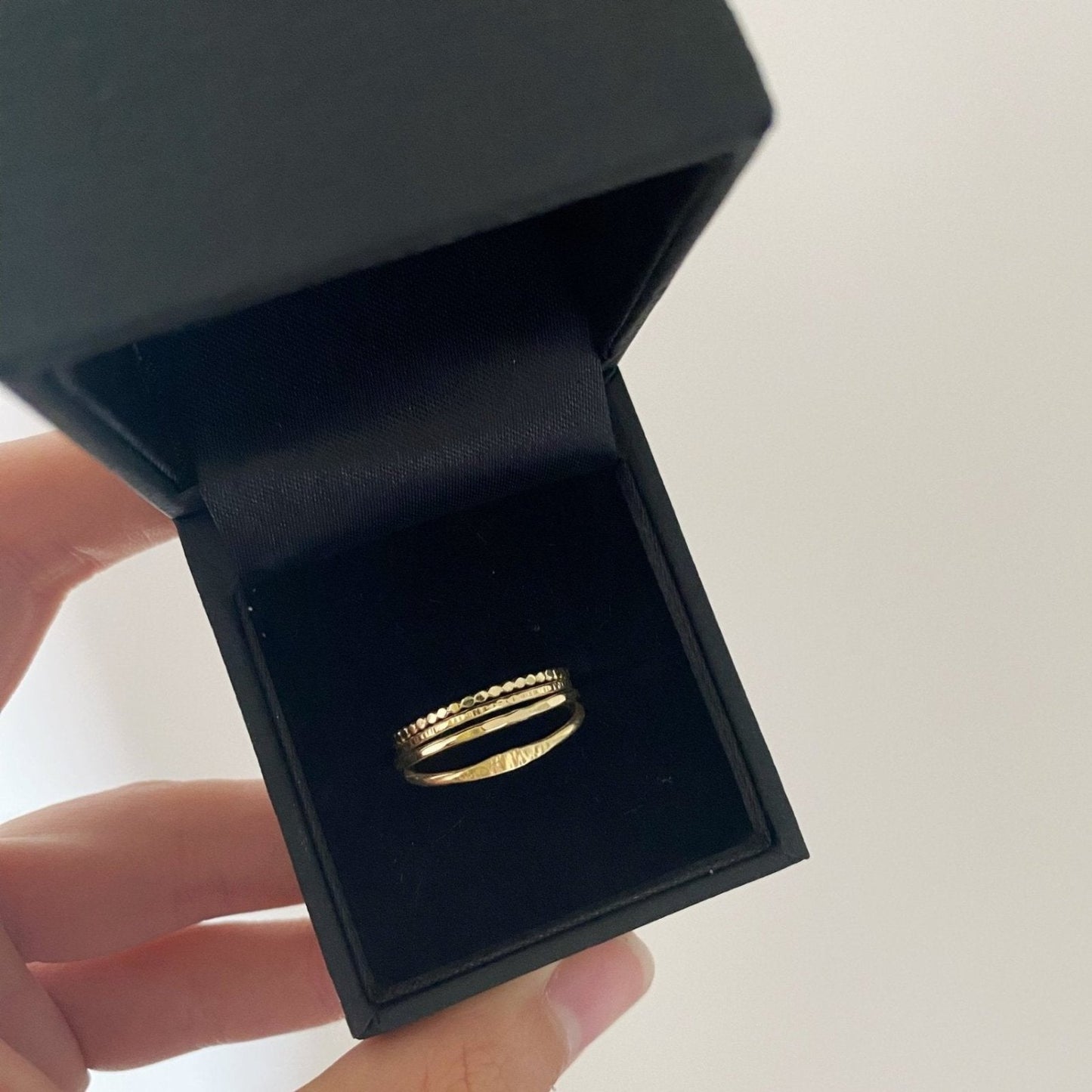 Stacking rings 14K goud - Algarrada Melissa
