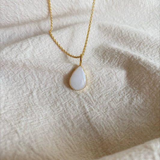 Moedermelk ketting met druppelvormige hanger