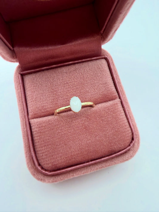 Moedermelk ring ovaal