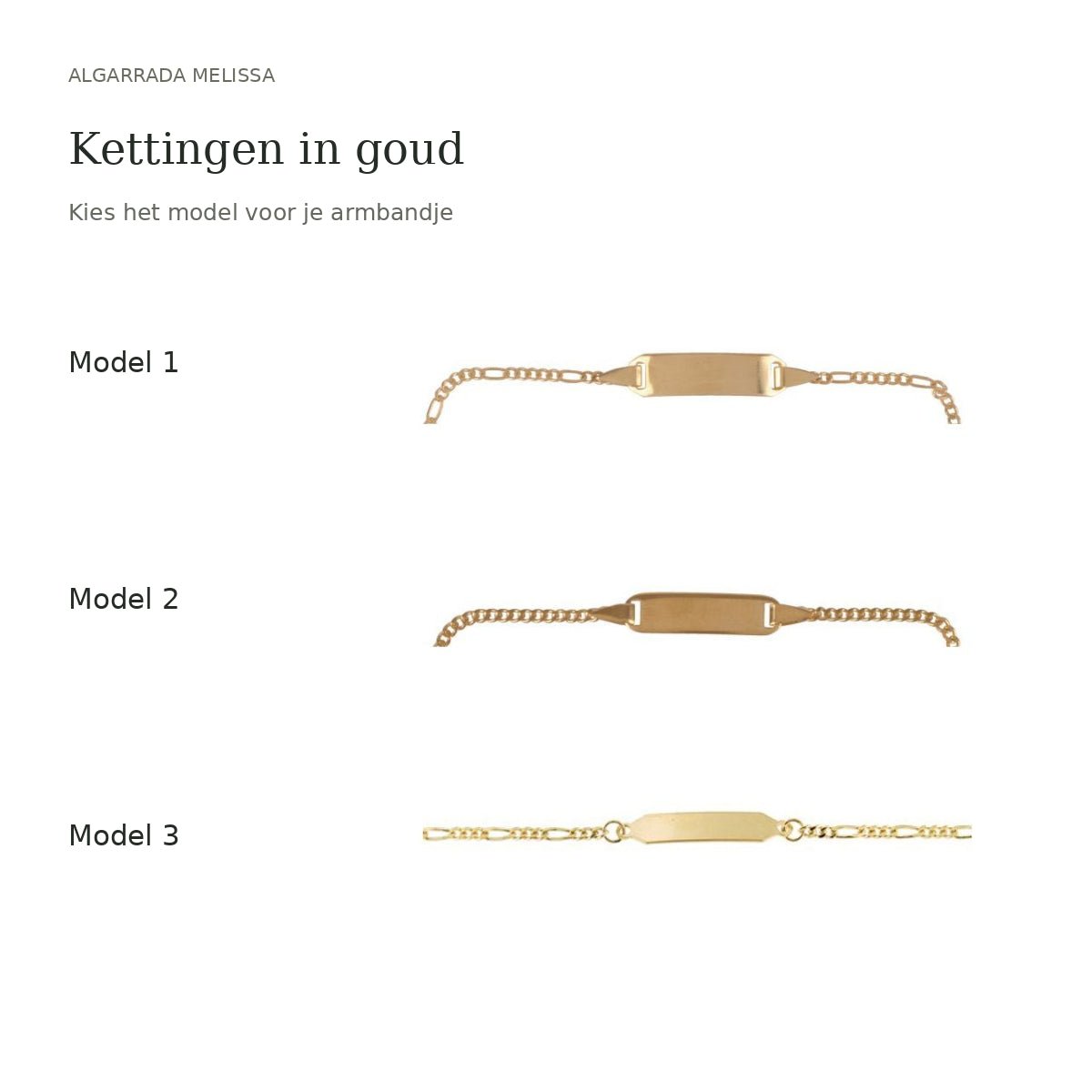 Baby armbandje - Algarrada Melissa