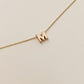 Ketting met initiaal in 14K goud - Algarrada Melissa