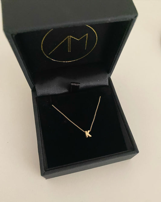 Ketting met initiaal in 14K goud - Algarrada Melissa