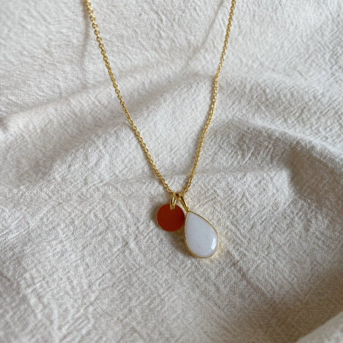 Moedermelk ketting met druppelvormige hanger - Algarrada Melissa