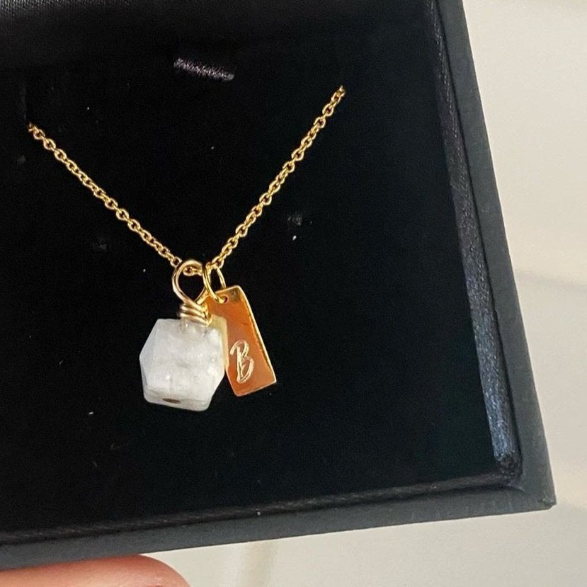 Moedermelk ketting met kubushanger - Algarrada Melissa