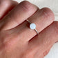 Moedermelk ring met ronde 6mm steen - Algarrada Melissa