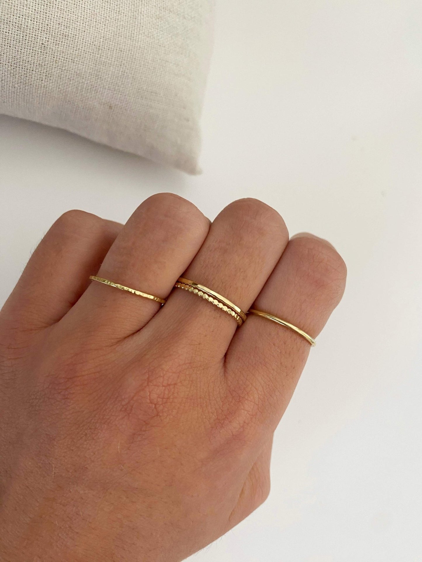 Stacking rings 14K goud - Algarrada Melissa