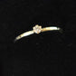 Subtiele ring in 14K goud met diamant - Algarrada Melissa