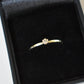 Subtiele ring in 14K goud met diamant - Algarrada Melissa