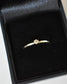 Subtiele ring in 14K goud met diamant - Algarrada Melissa