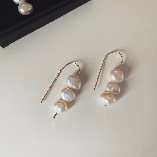 Oorbellen met zoetwaterparels - Algarrada Melissa